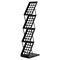 Foldable 4-Tier Magazine Display Rack with Carrying Bag, 4 Pockets